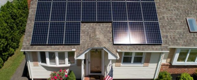 Sea Bright solar array on a home.
