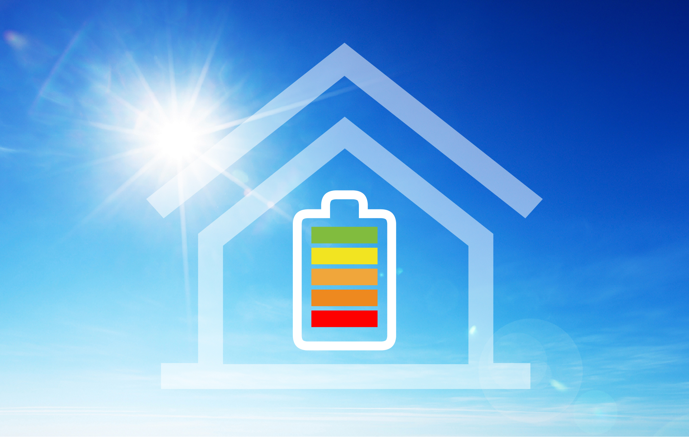 Save your solar power for later with a solar battery system - graphic