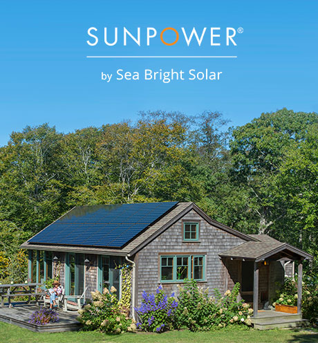 SunPower by Sea Bright solar system on a home.