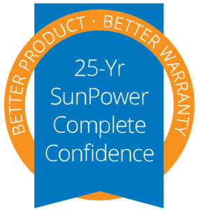 SunPower complete confidence warranty logo