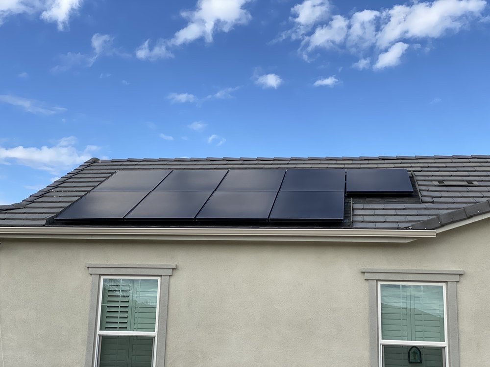 Residential Home With SunPower Panels