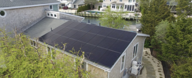 Residential home with solar