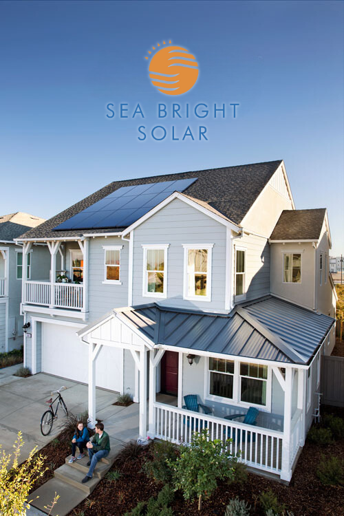 Sea Bright Solar Residential Solar Panel Installation on Modern Home